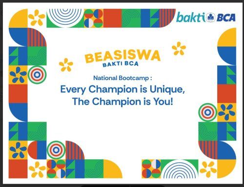 Backdrop Beasiswa Bakti BCA By Arjuna Event
